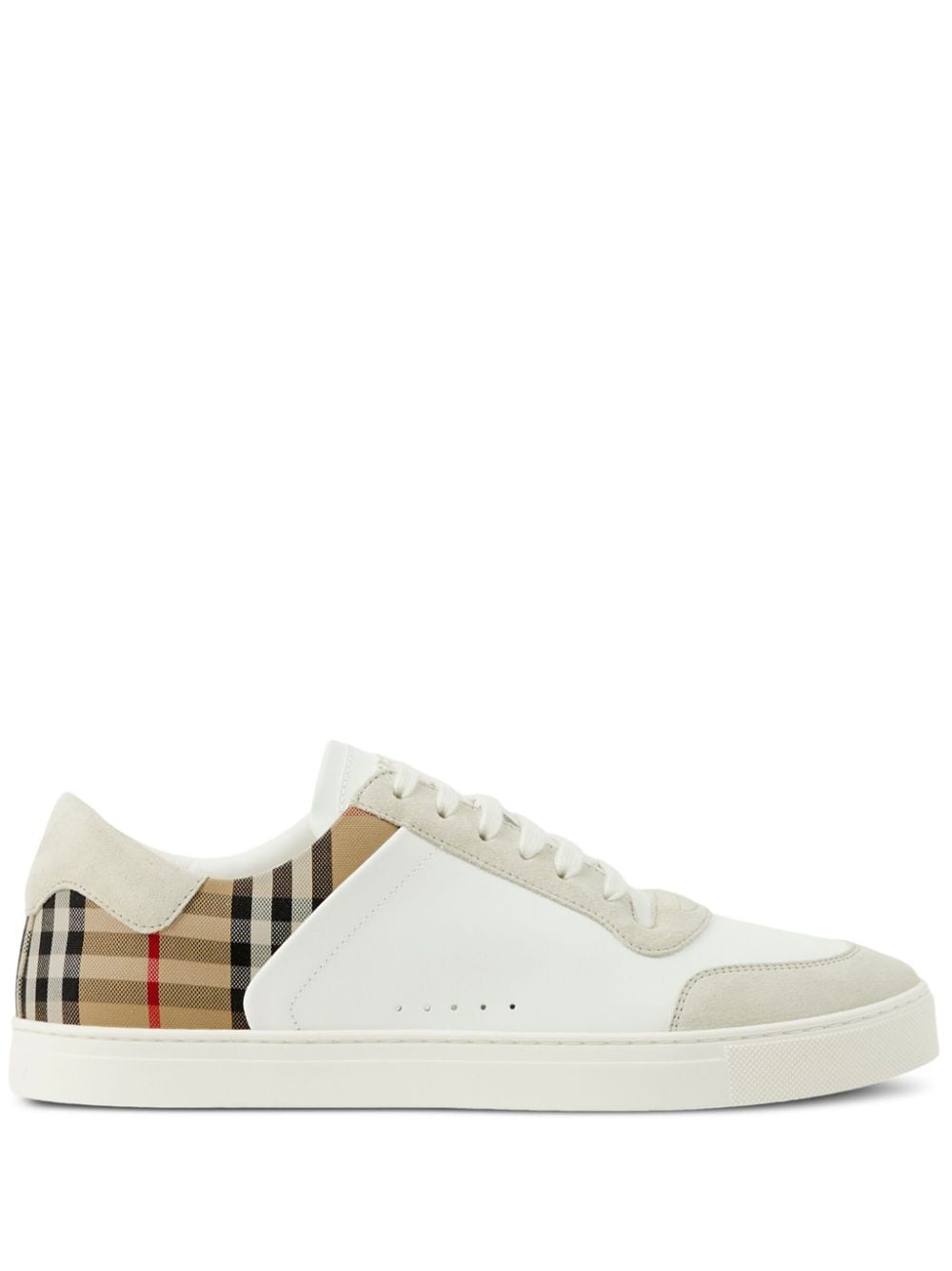 Burberry Sneakers White Exterior: Calfskin