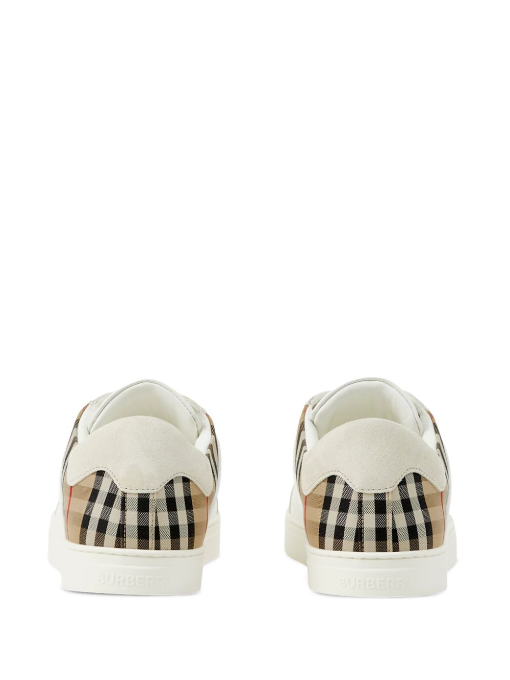 Burberry Sneakers White Exterior: Calfskin