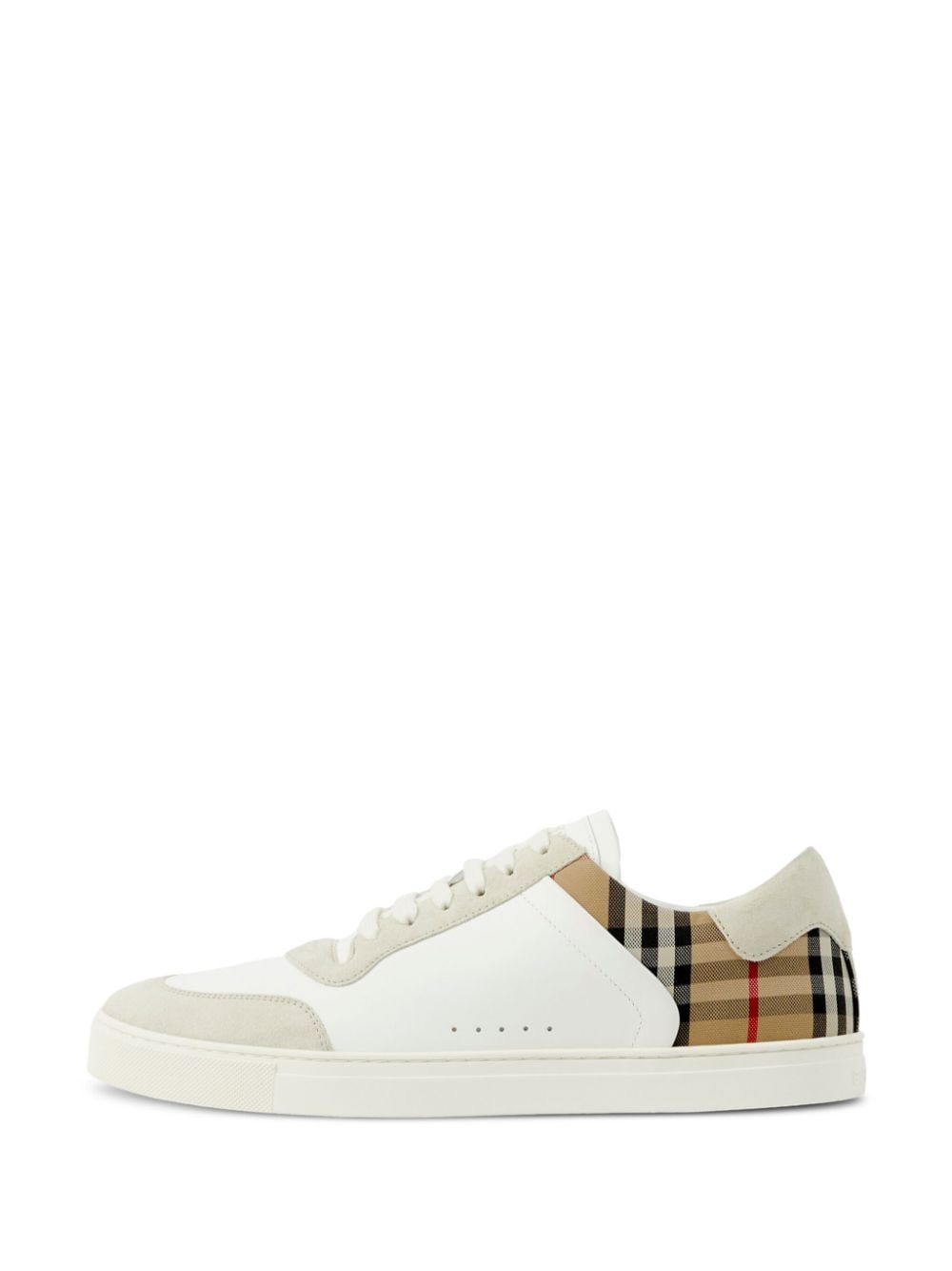 Burberry Sneakers White Exterior: Calfskin