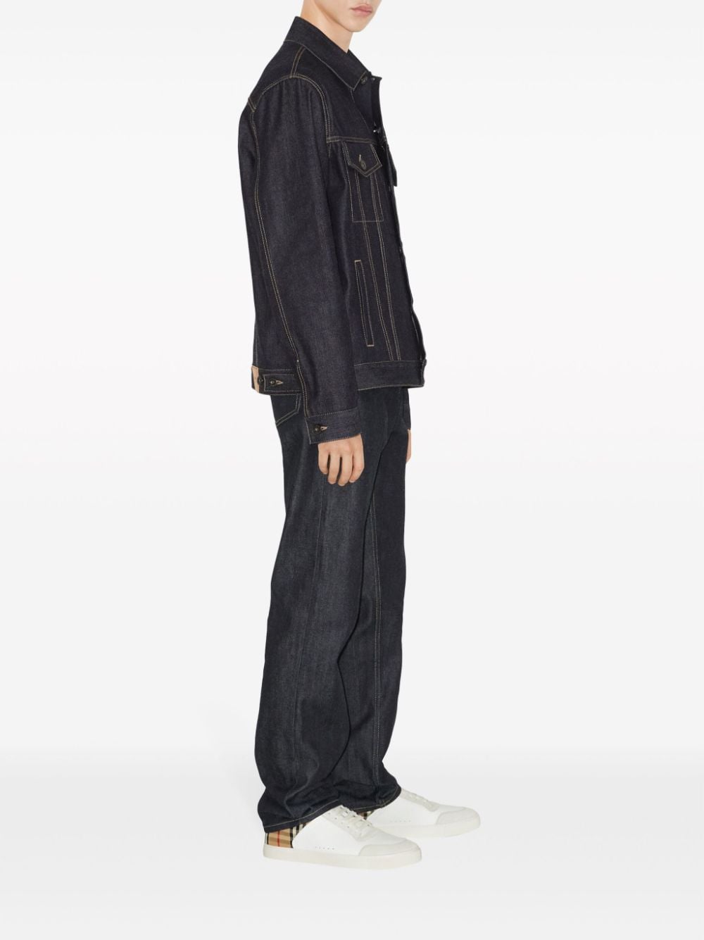 Burberry Sneakers White Exterior: Calfskin