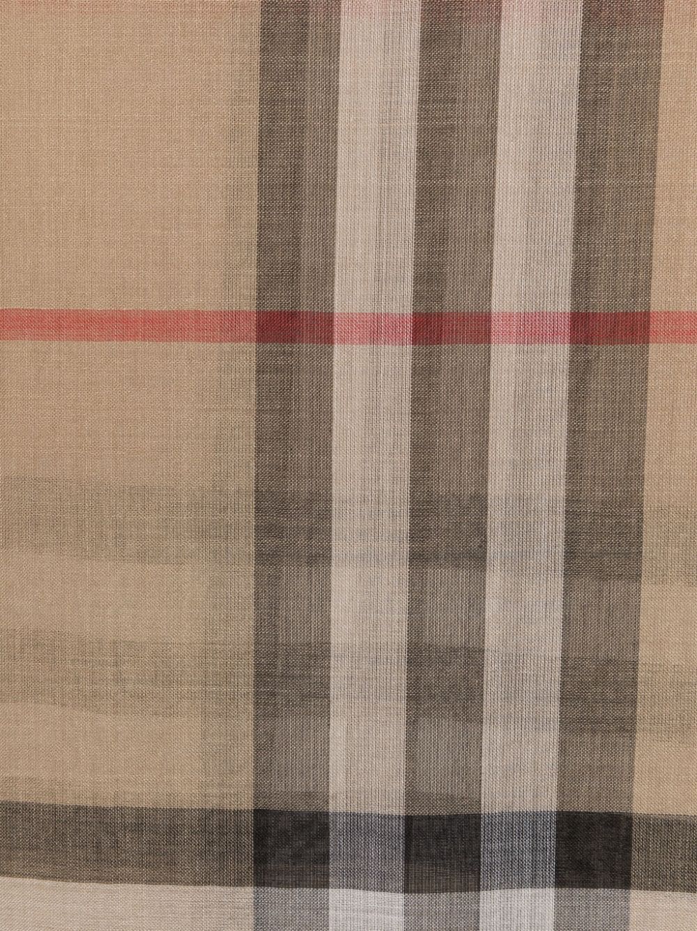 Burberry Scarfs Beige Wool Silk