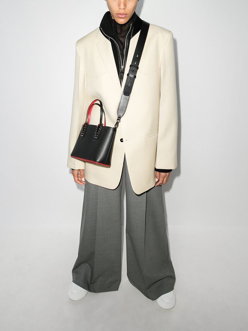 Christian Louboutin Bags Black Calf Leather
