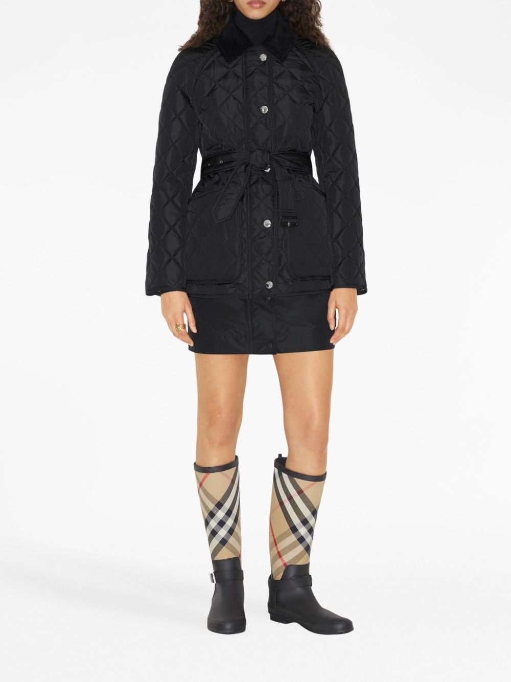 Burberry Jackets Black Polyamide