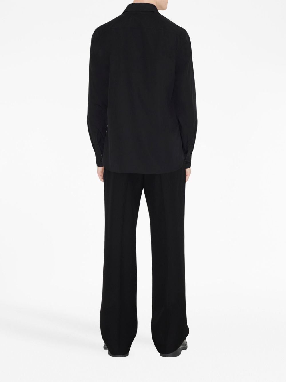 Burberry Shirts Black Cotton Elastane