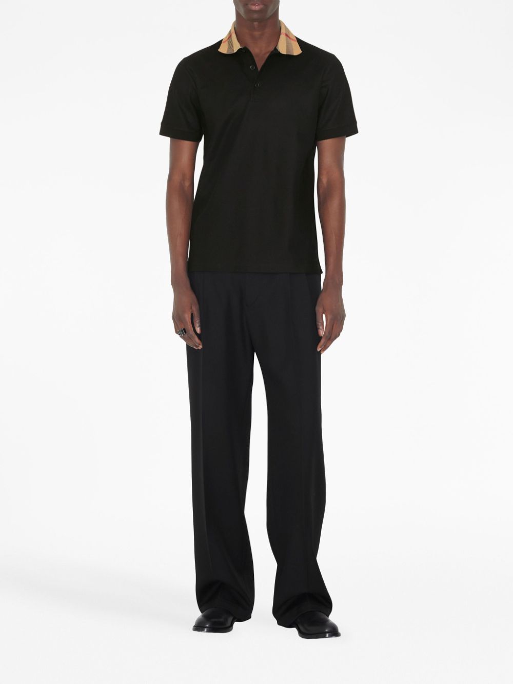 Burberry T-Shirts And Polos Black Cotton