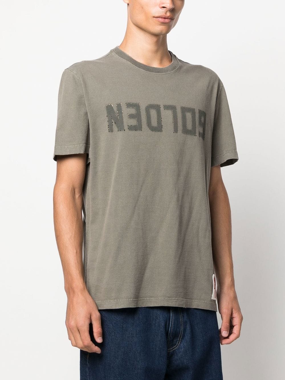 Golden Goose T-Shirts And Polos Green Cotton