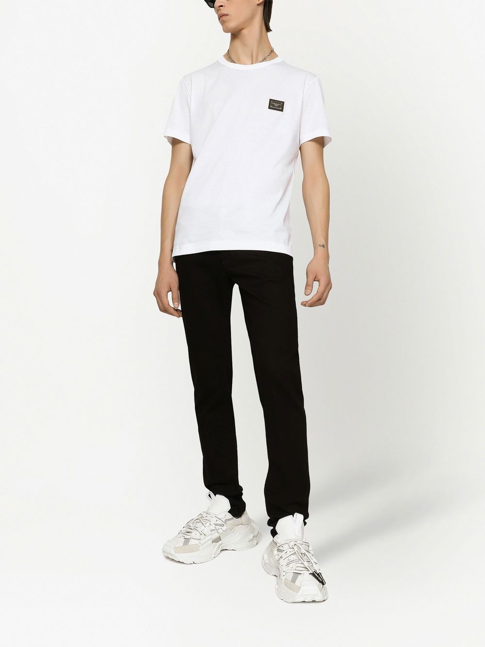 Dolce & Gabbana T-Shirts And Polos White Cotton