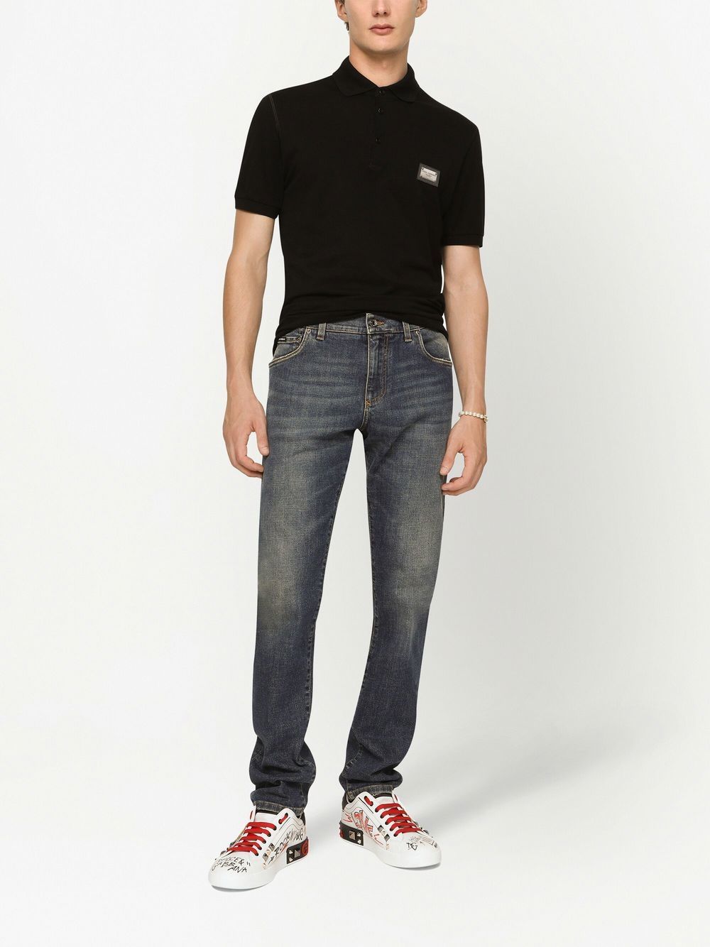Dolce & Gabbana T-Shirts And Polos Black Cotton
