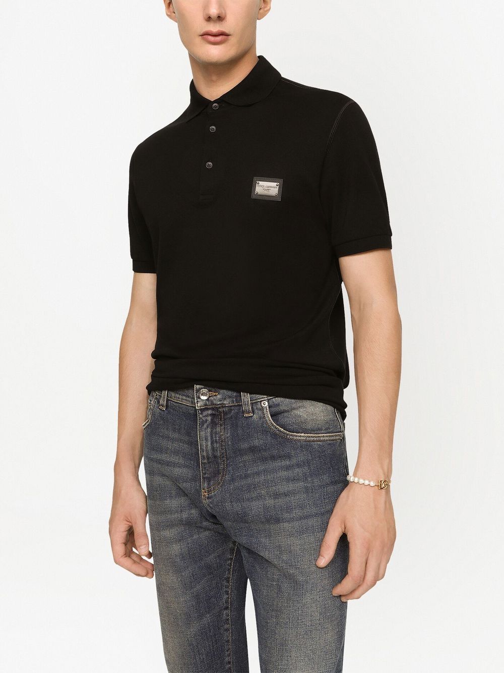 Dolce & Gabbana T-Shirts And Polos Black Cotton