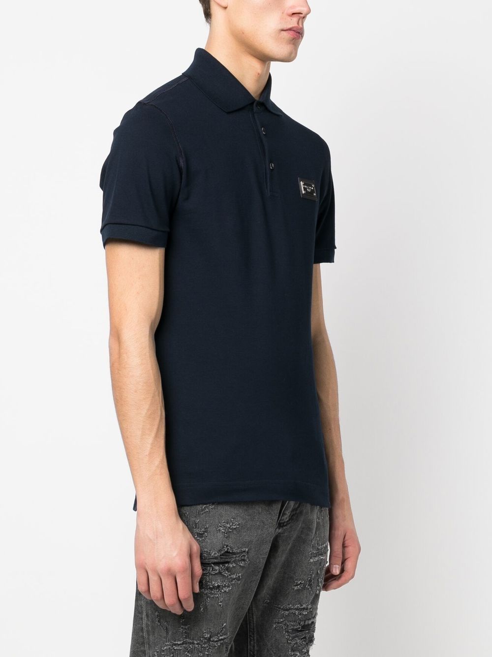 Dolce & Gabbana T-Shirts And Polos Blue Cotton