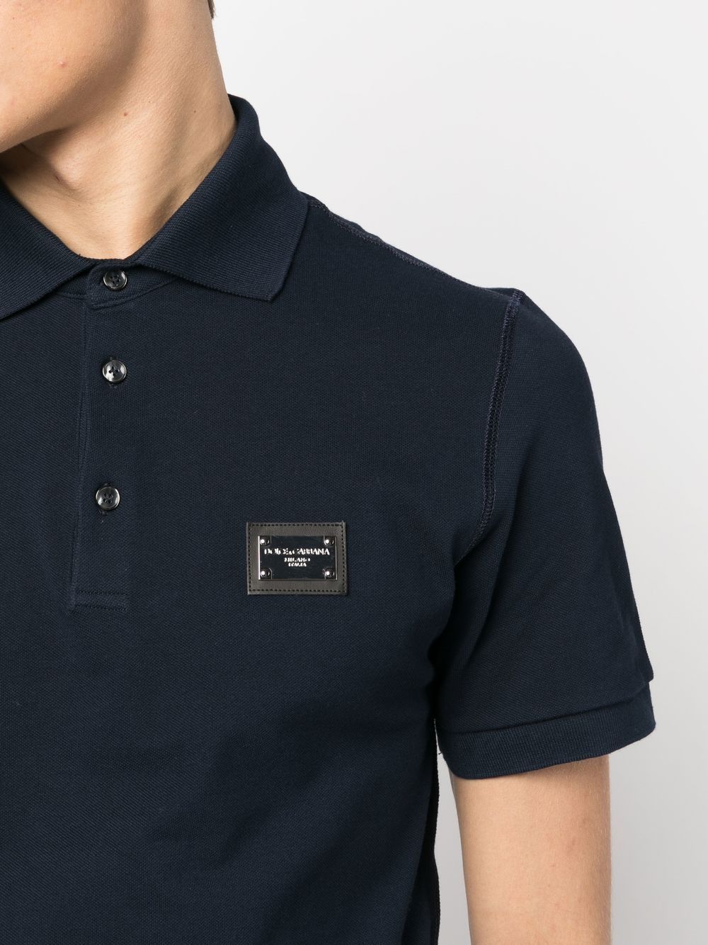 Dolce & Gabbana T-Shirts And Polos Blue Cotton