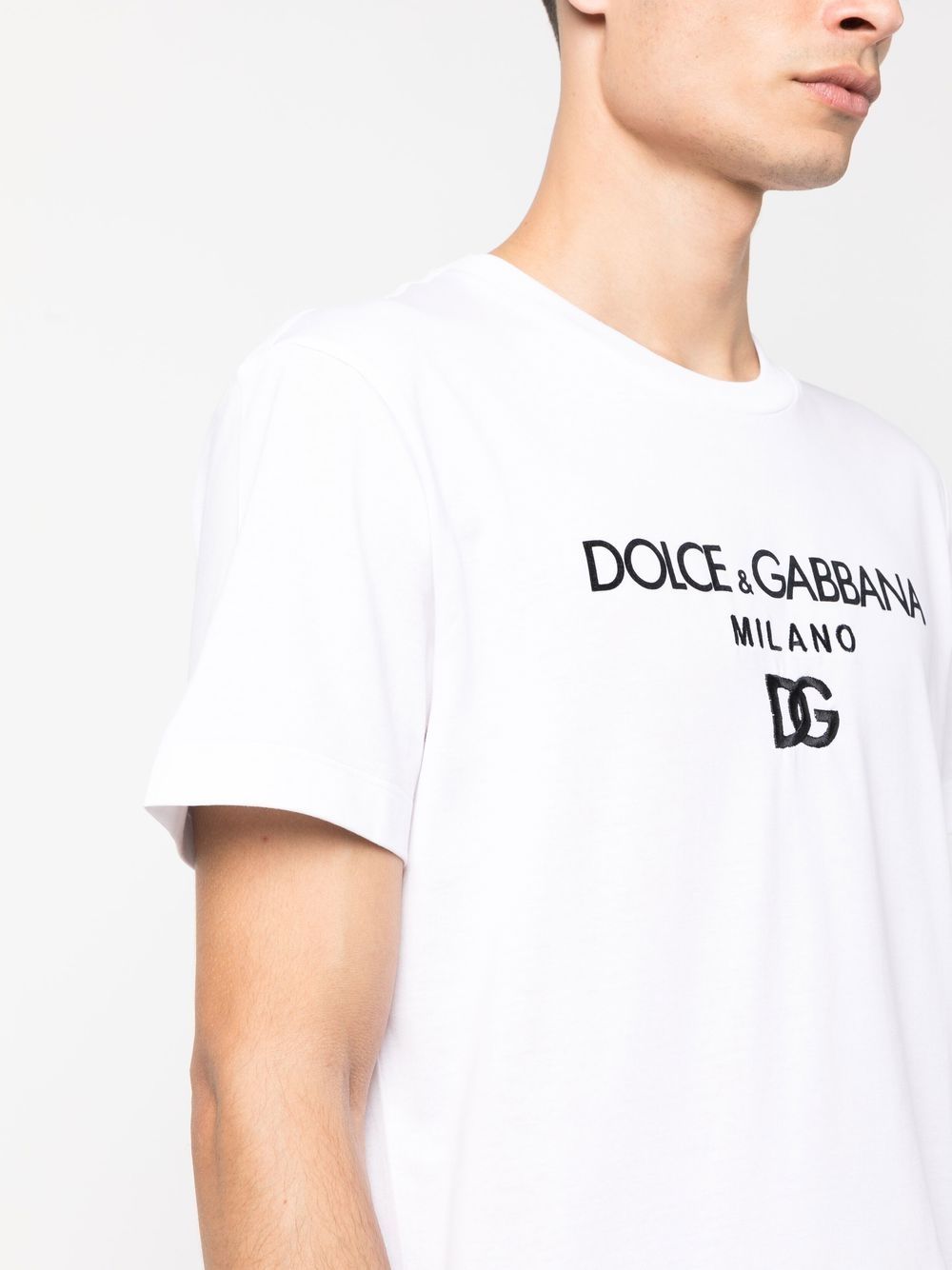 Dolce & Gabbana T-Shirts And Polos White Cotton
