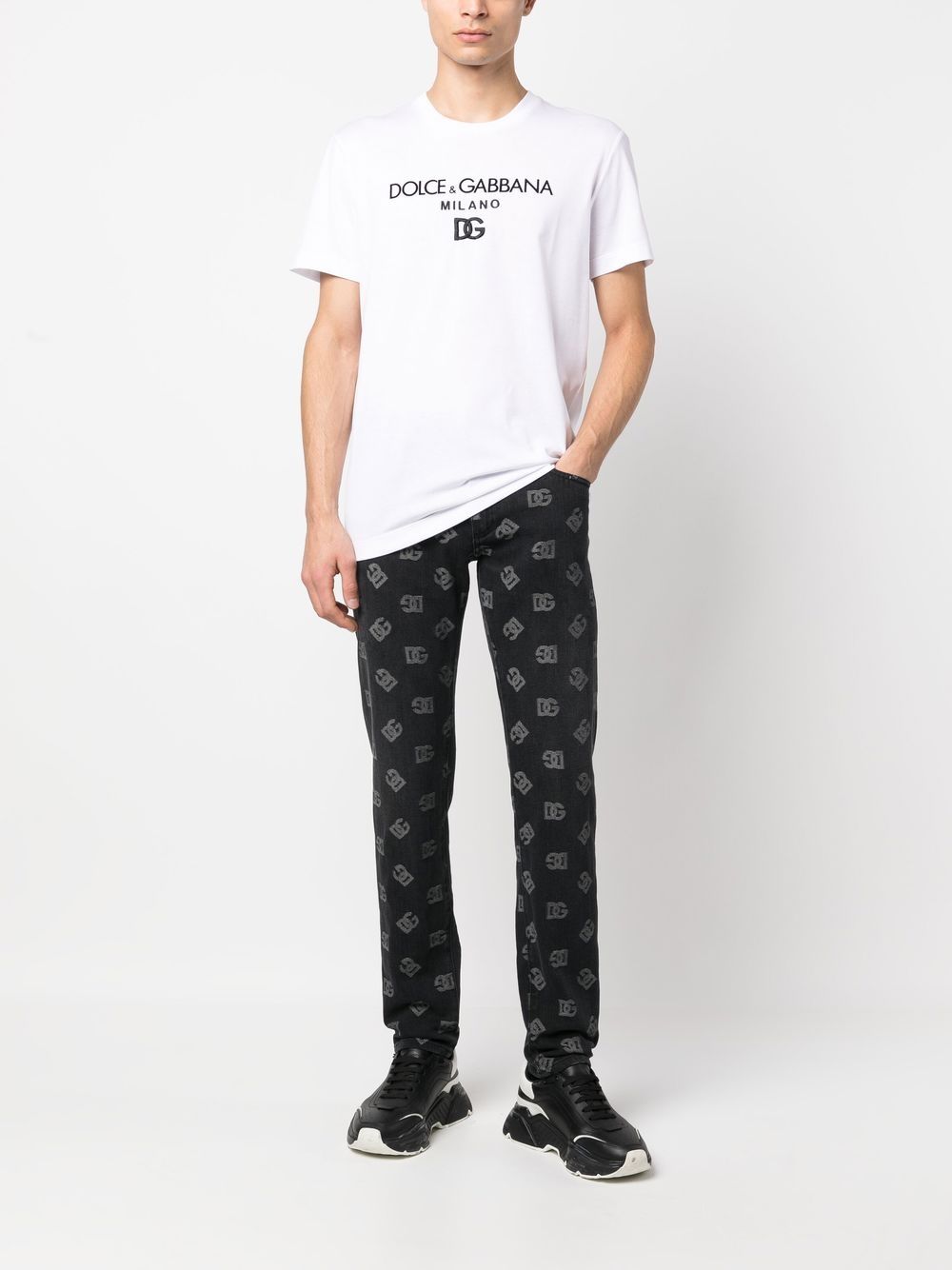 Dolce & Gabbana T-Shirts And Polos White Cotton