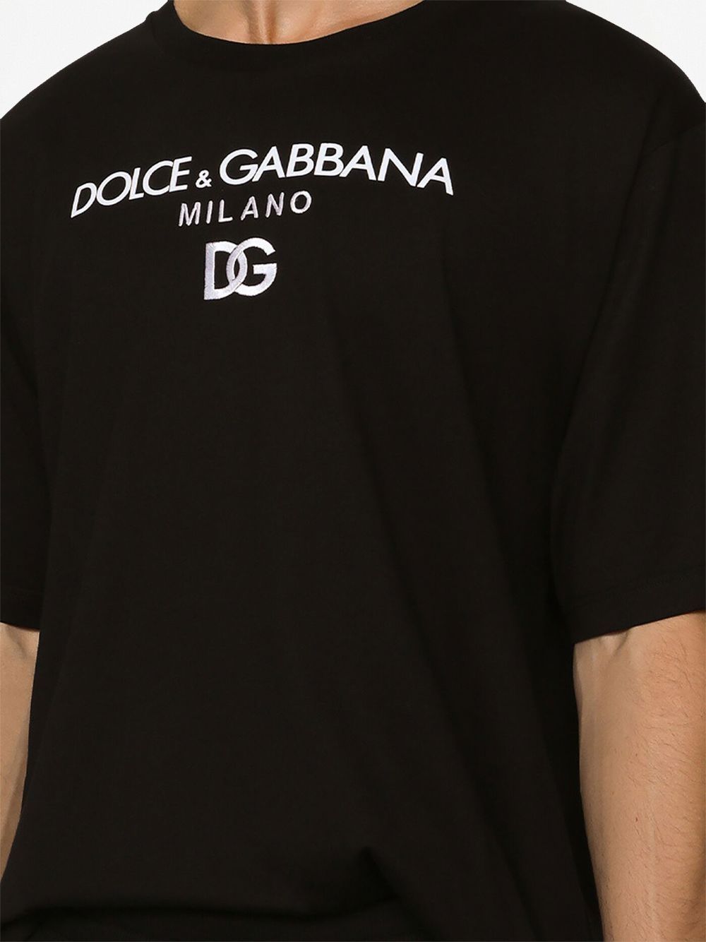 Dolce & Gabbana T-Shirts And Polos Black Cotton 100 %