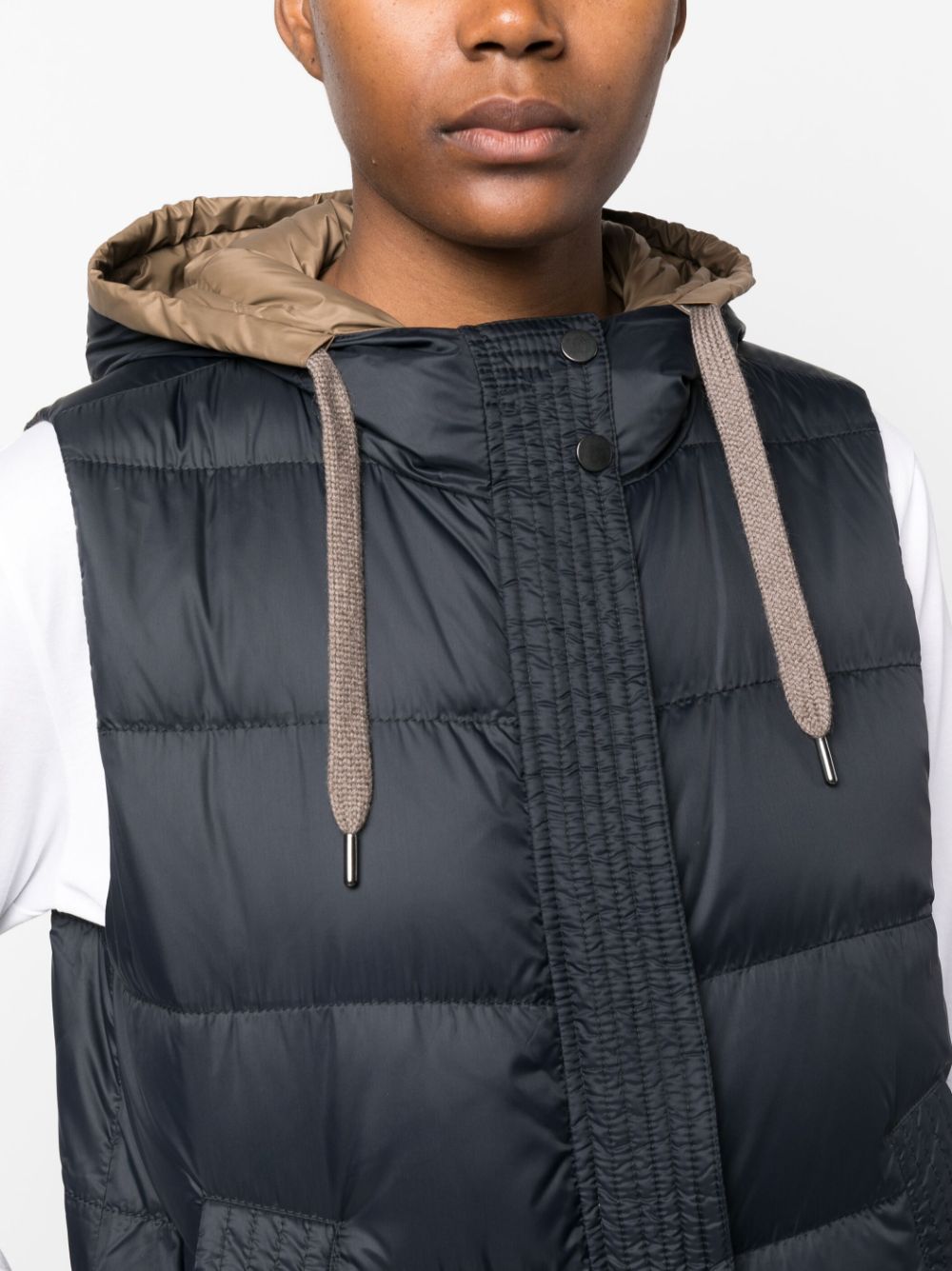 Brunello Cucinelli Jackets Blu Lining: Nylon