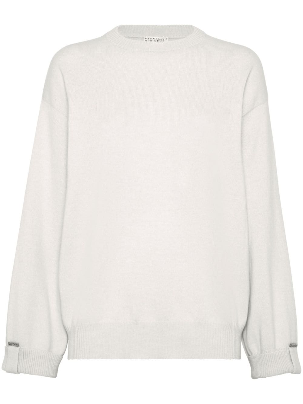 Brunello Cucinelli Sweaters Bianco Cashmere