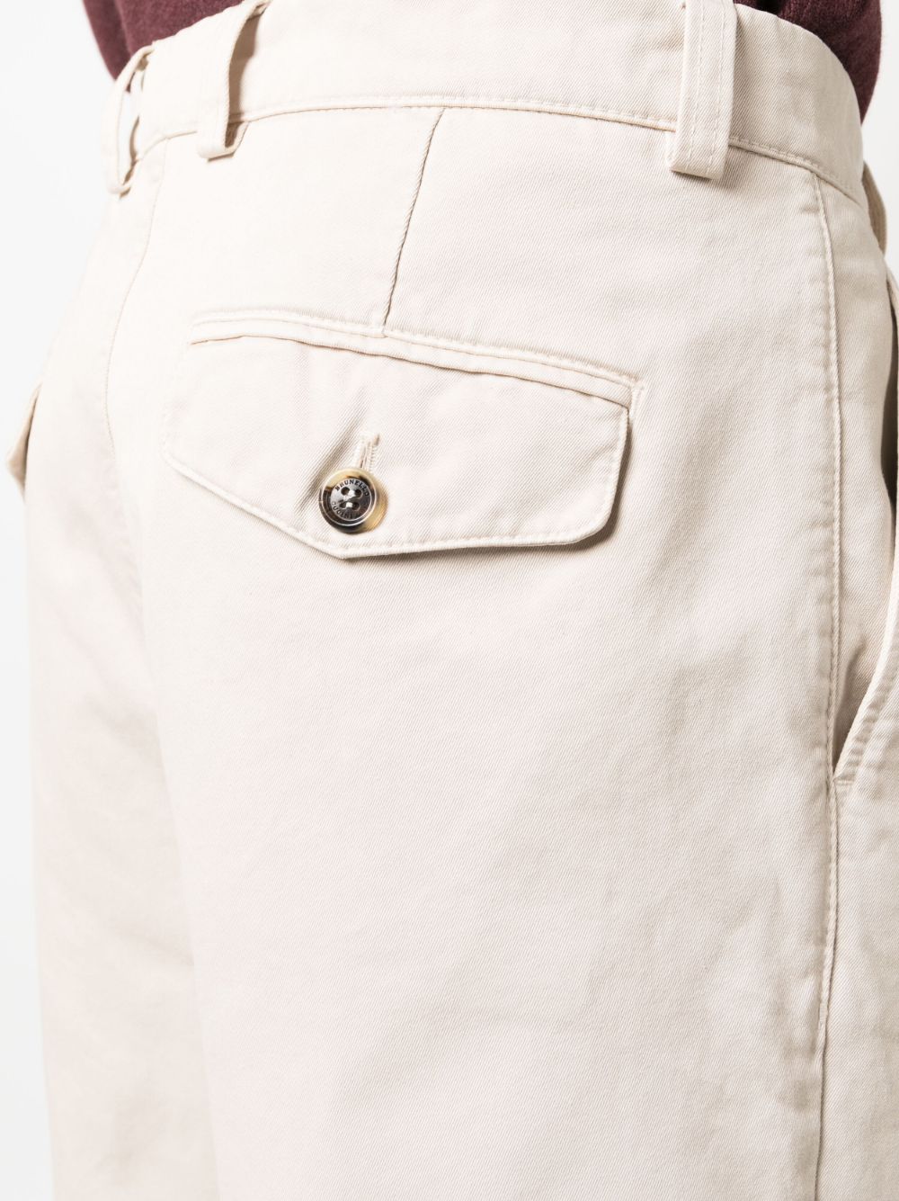 Brunello Cucinelli Trousers Bianco Lining: Cotton
