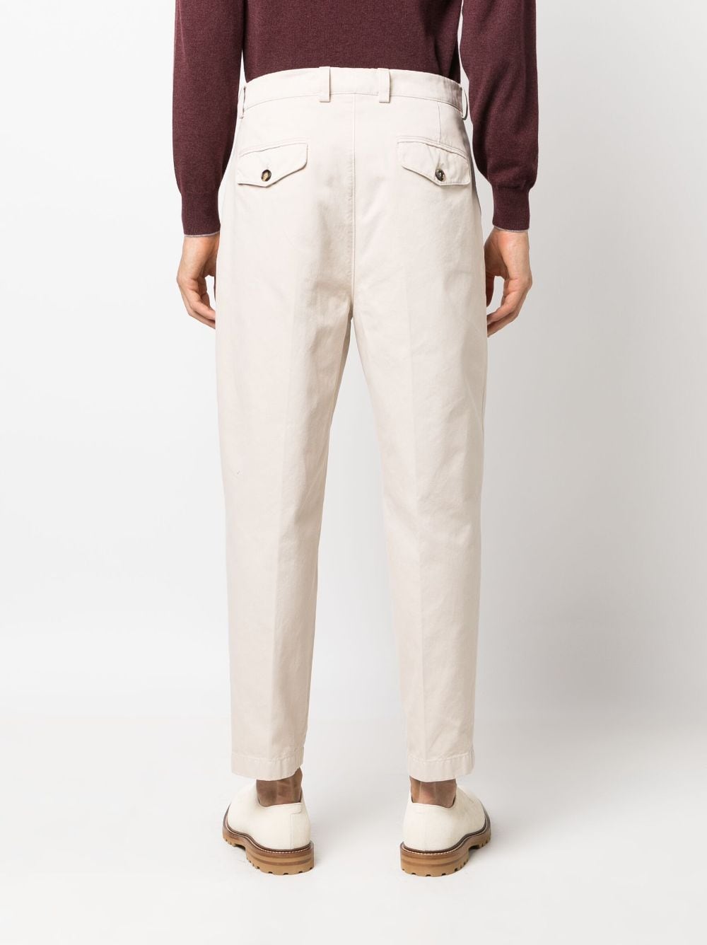 Brunello Cucinelli Trousers Bianco Lining: Cotton