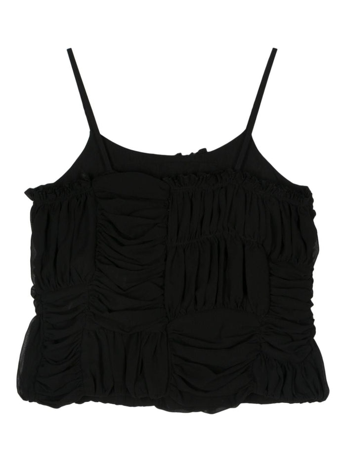 Comme Top Black Polyester