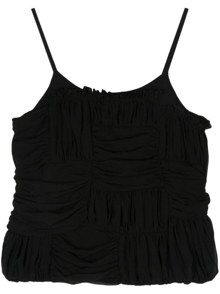 Comme Top Black Polyester