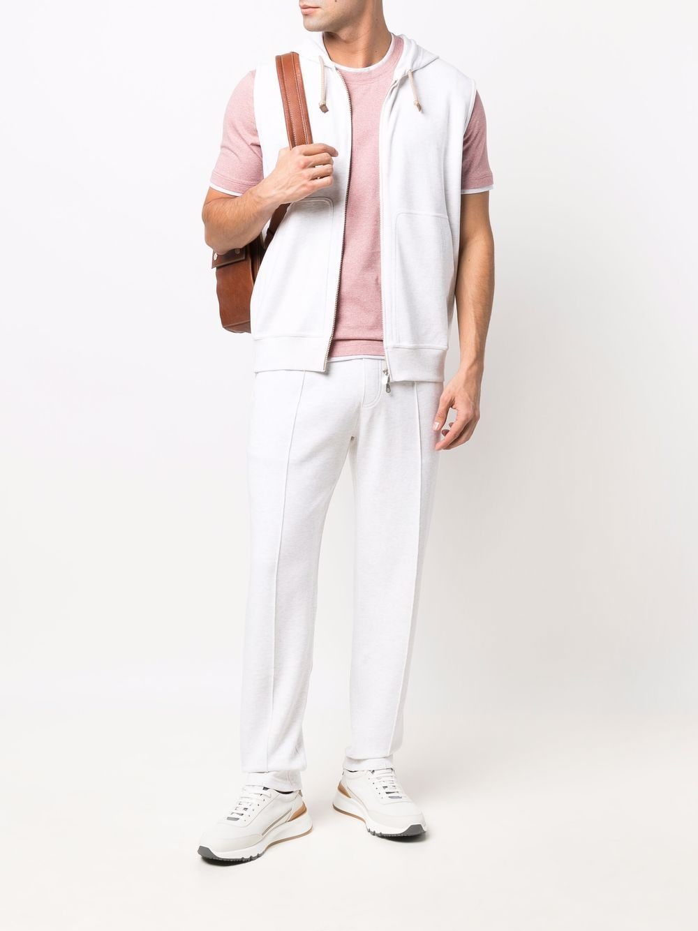 Brunello Cucinelli Sweaters Bianco Cotton