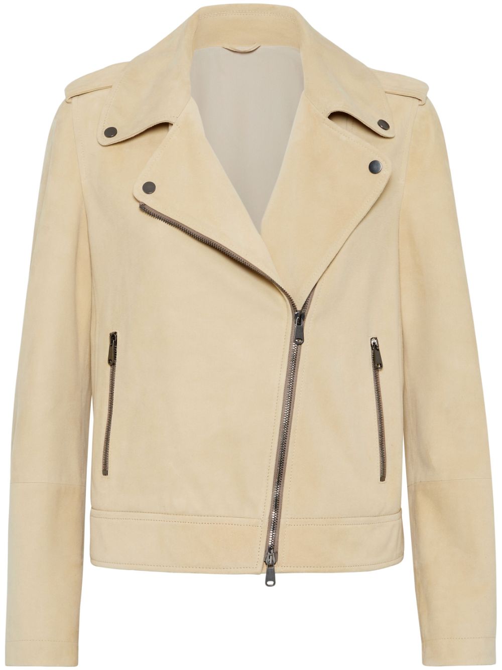 Brunello Cucinelli Jackets Giallo Leather