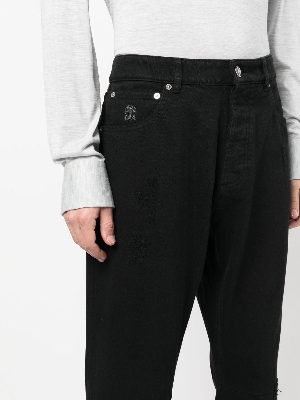 Brunello Cucinelli Jeans Nero Outer: Cotton