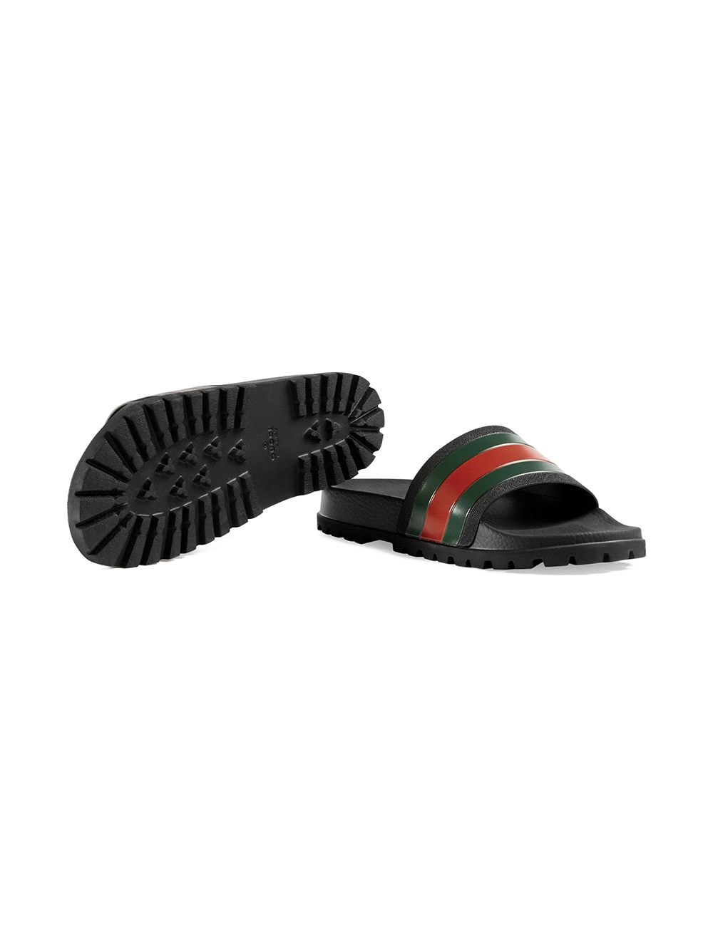 Gucci Sandals Black Outer: Rubber Sole