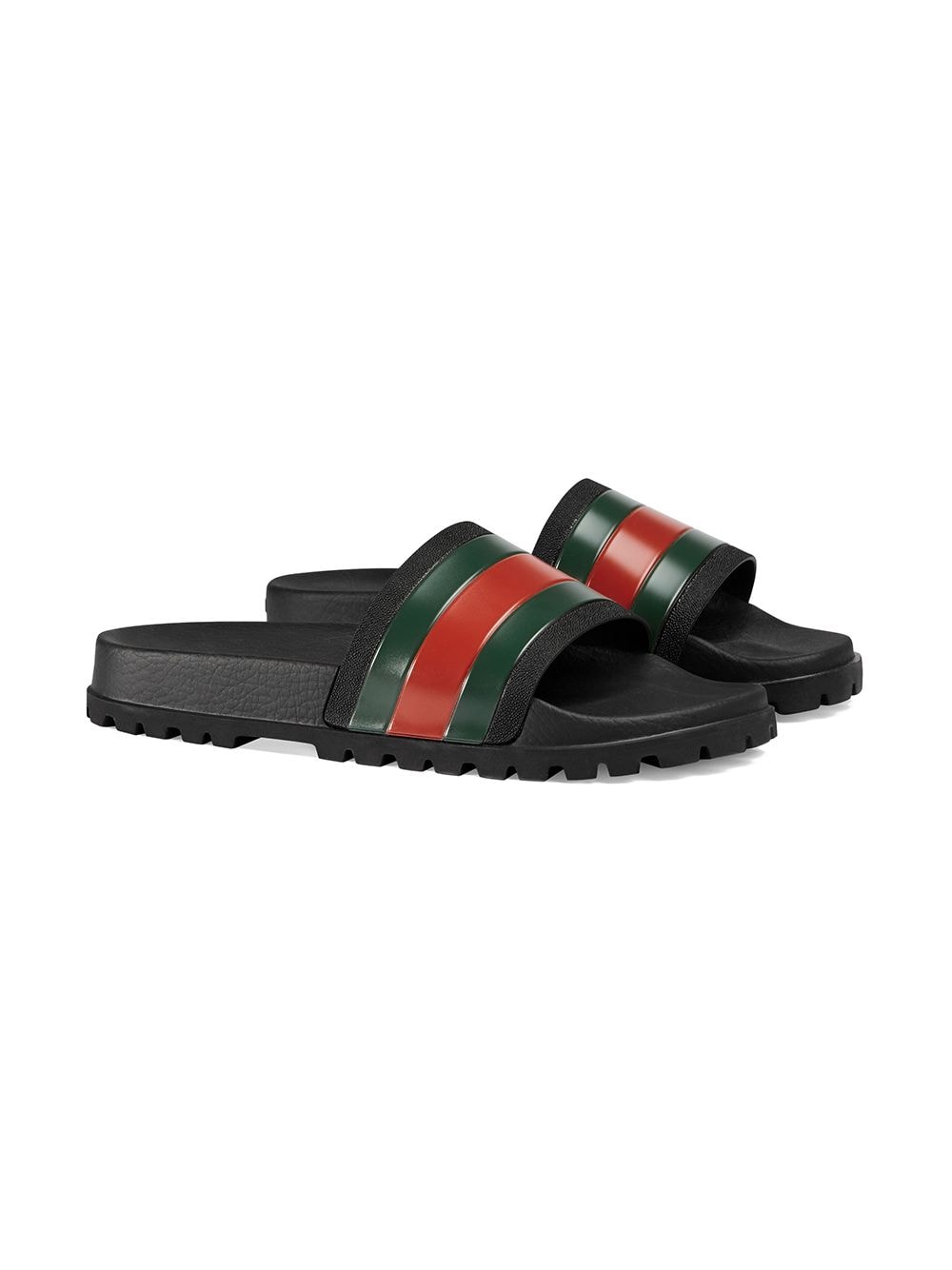 Gucci Sandals Black Outer: Rubber Sole