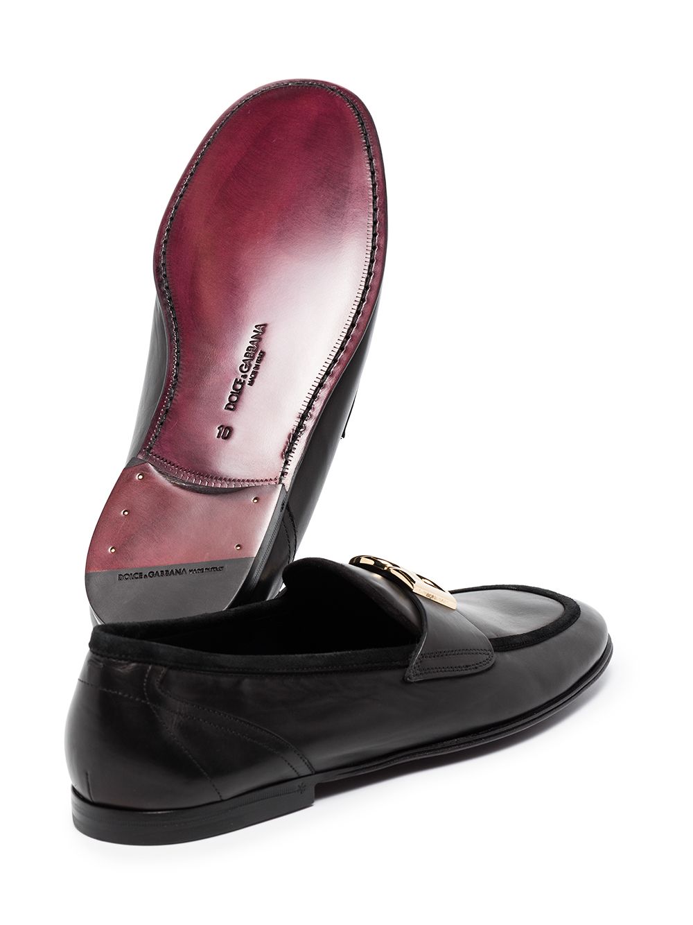 Dolce & Gabbana Flat Shoes Black Outer: Leather