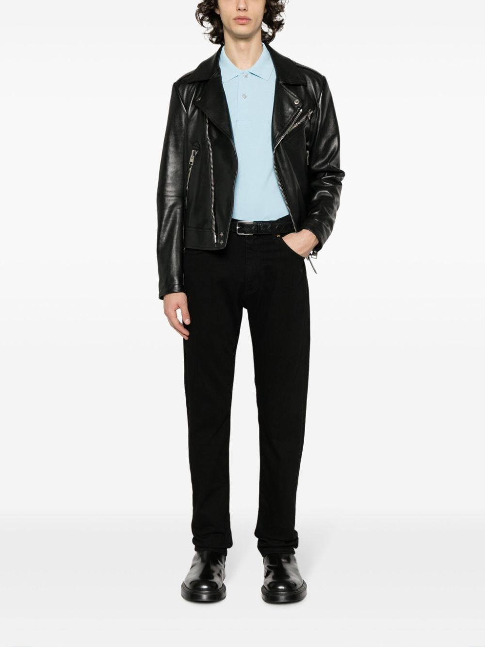 Tom Ford T-Shirts And Polos Clear Blue Cotton