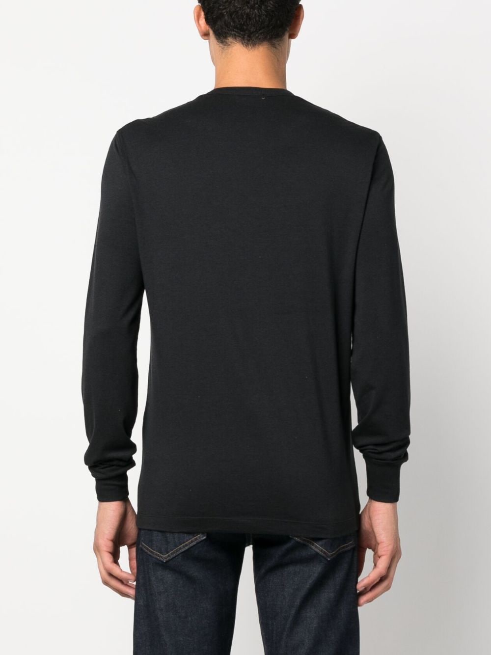 Tom Ford T-Shirts And Polos Black Lyocell