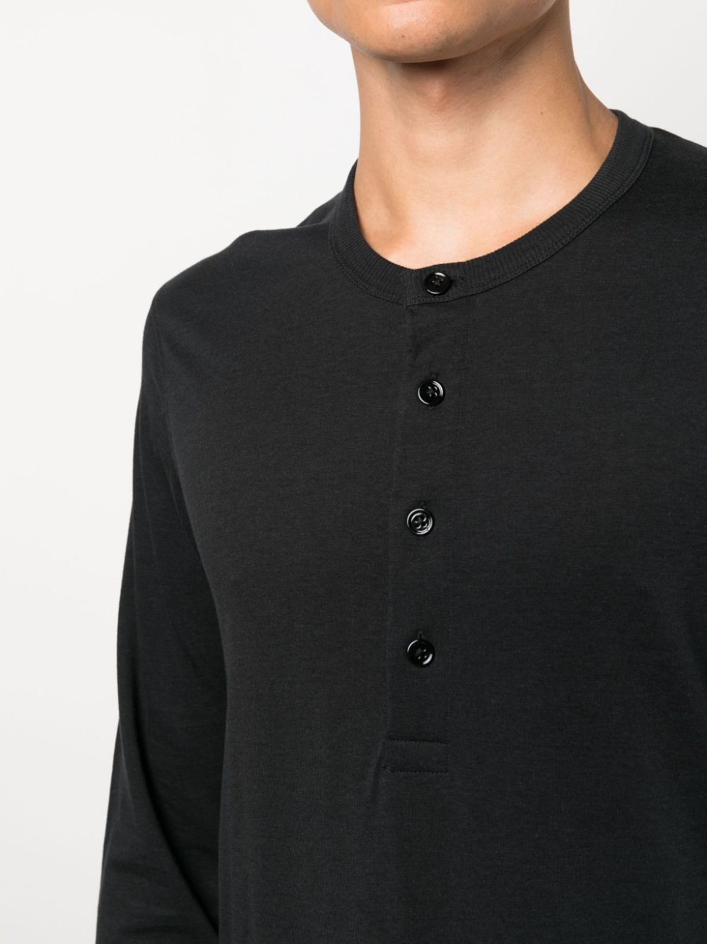 Tom Ford T-Shirts And Polos Black Lyocell
