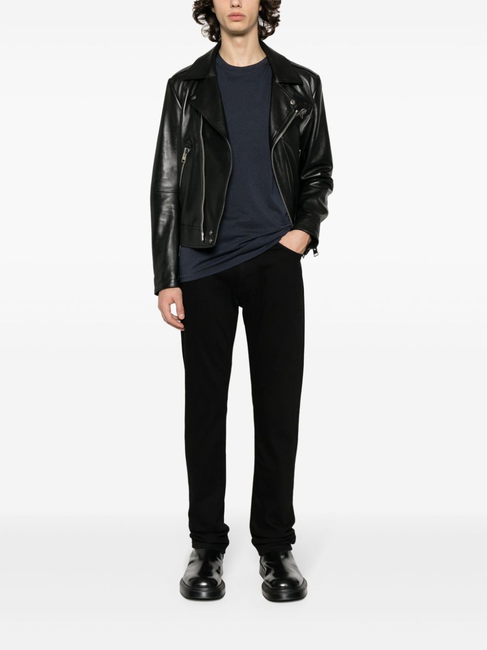 Tom Ford T-Shirts And Polos Blue Lyocell