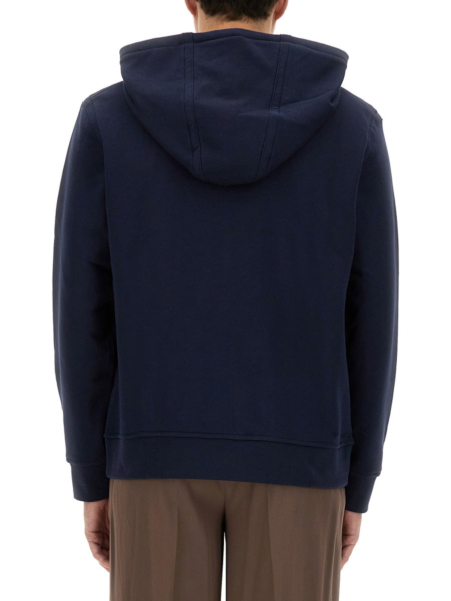Hoodie Blue Cotton Sweatshirts