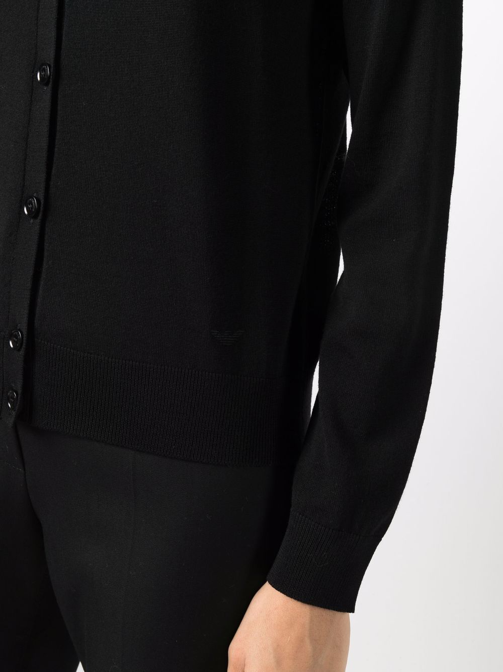 Emporio Armani Exclusive Sweaters Nero Virgin Wool