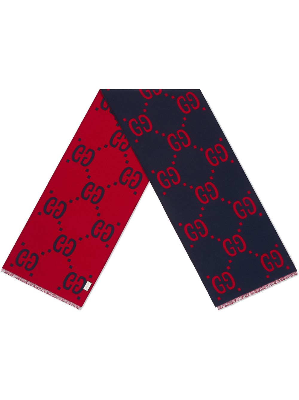 Gucci Scarfs Red Silk