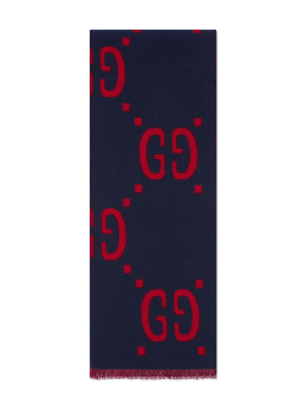 Gucci Scarfs Red Silk