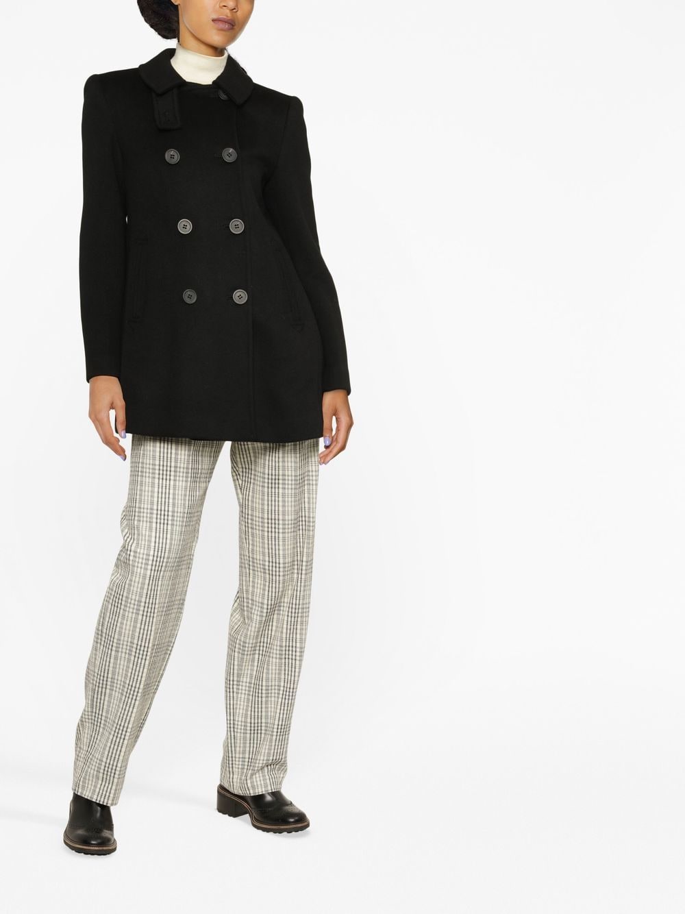 Emporio Armani Coats Nero Outer: Wool