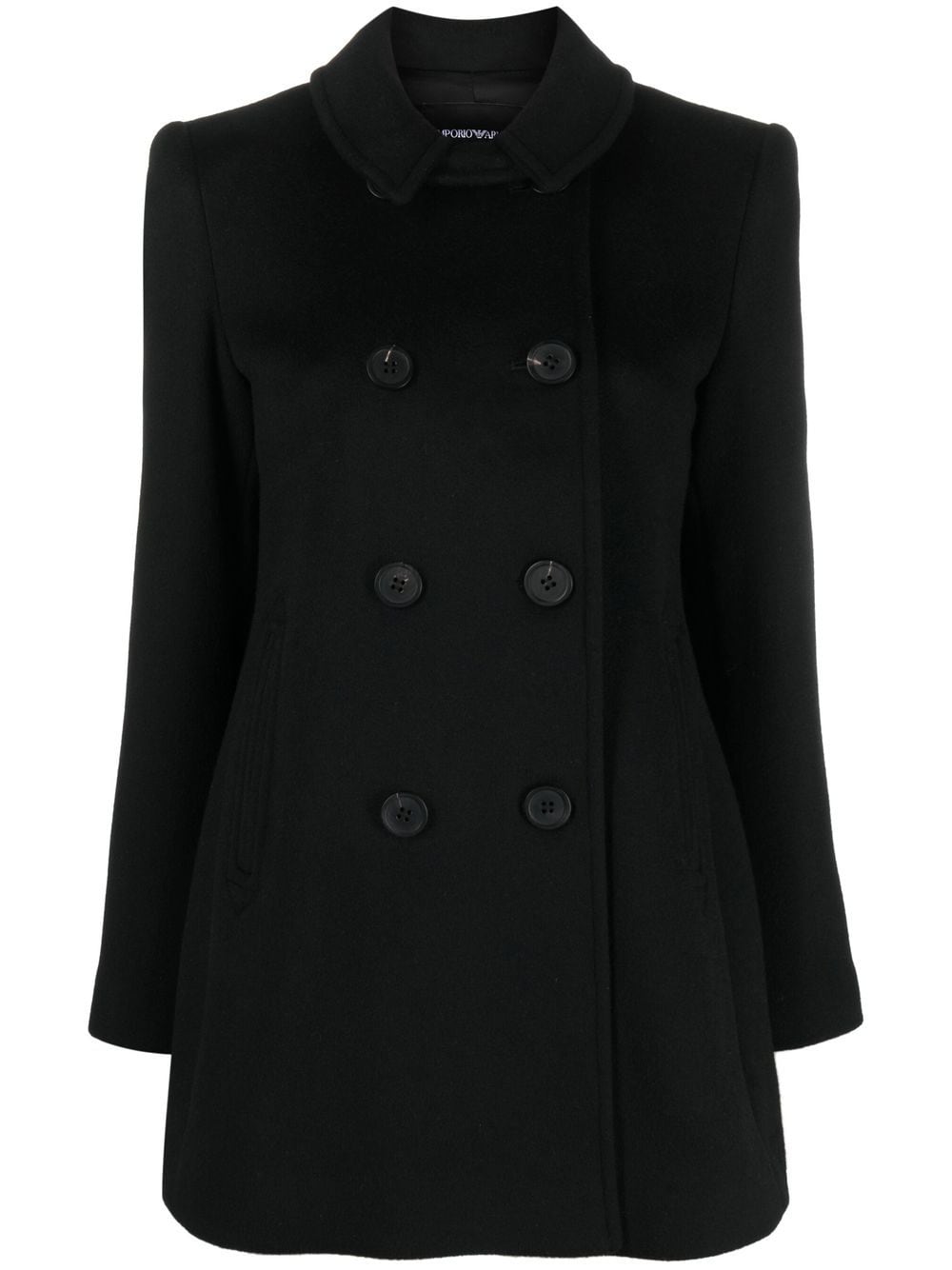 Emporio Armani Coats Nero Outer: Wool