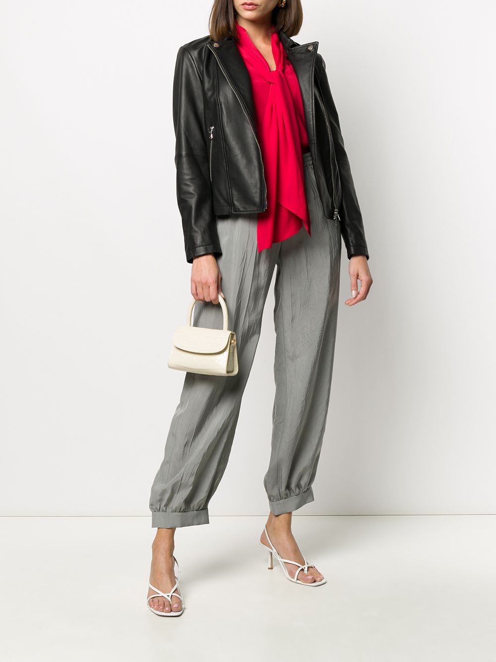 Emporio Armani Jackets Nero Leather