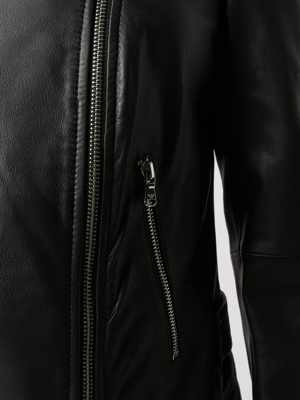 Emporio Armani Jackets Nero Leather