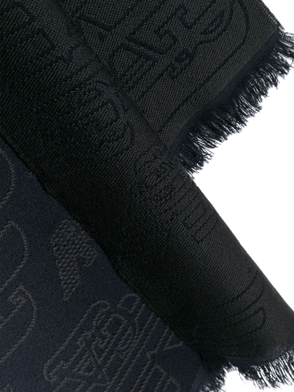 Emporio Armani Scarfs Blu Wool