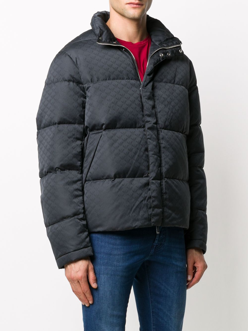 Emporio Armani Coats Blu Polyester
