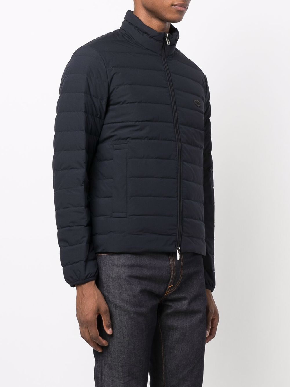 Emporio Armani Coats Blu Polyamide