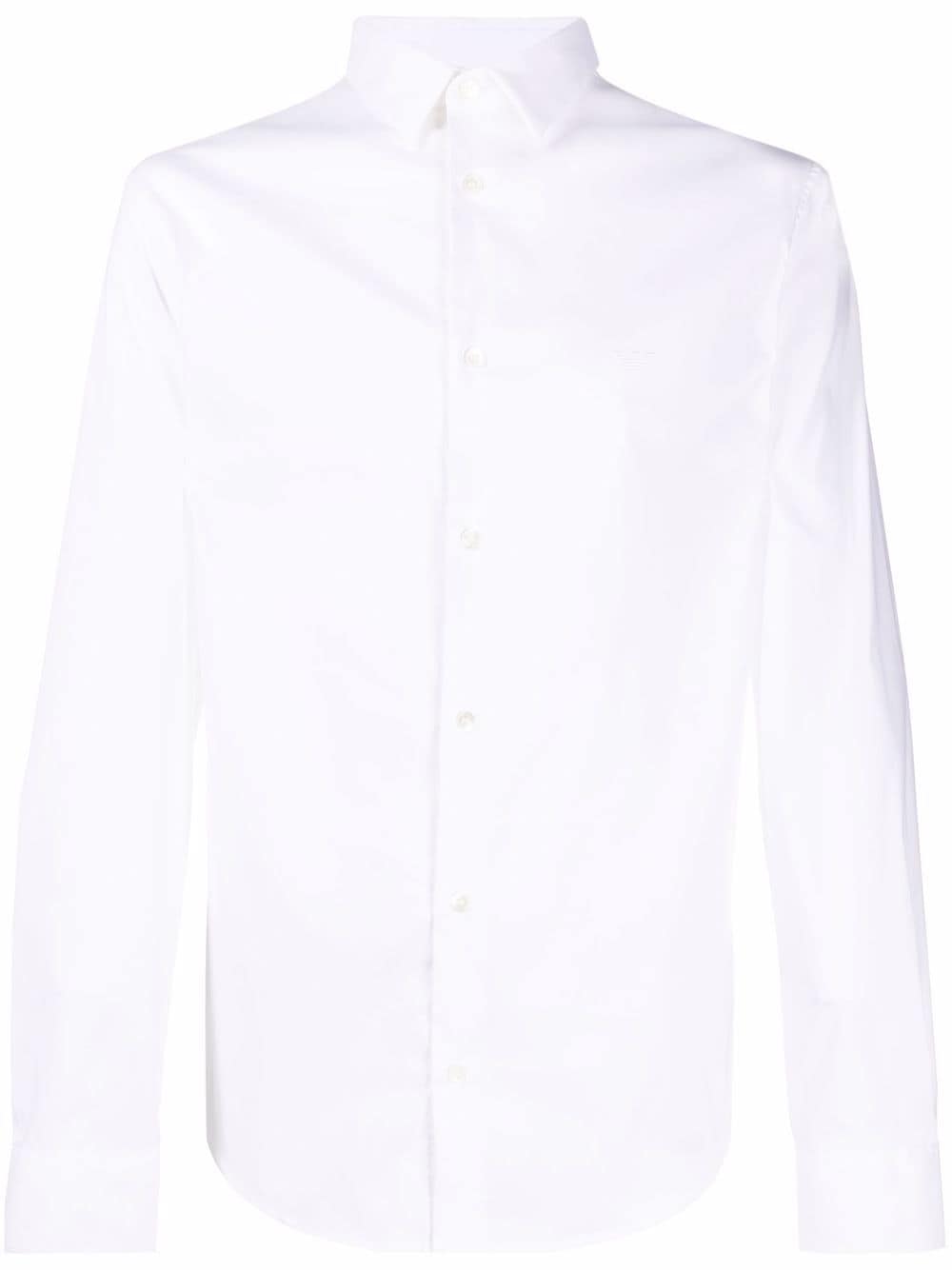 Emporio Armani Shirts Bianco Cotton