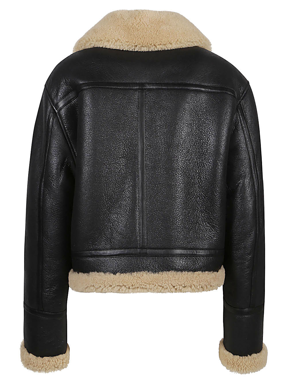Enes Coats Black Leather