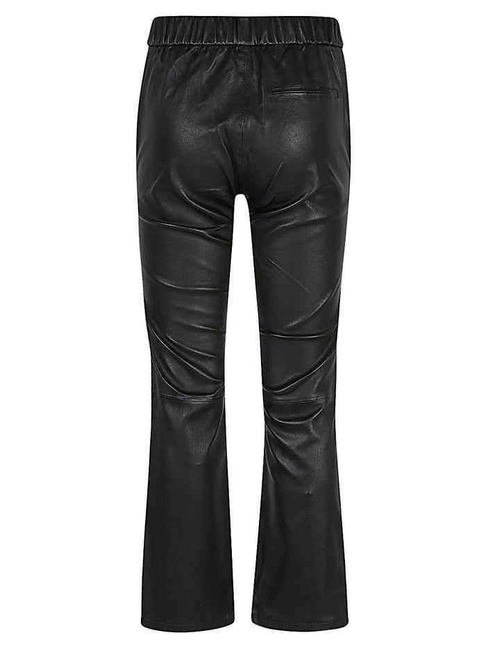 ENES Trousers Black Nappa Elastane