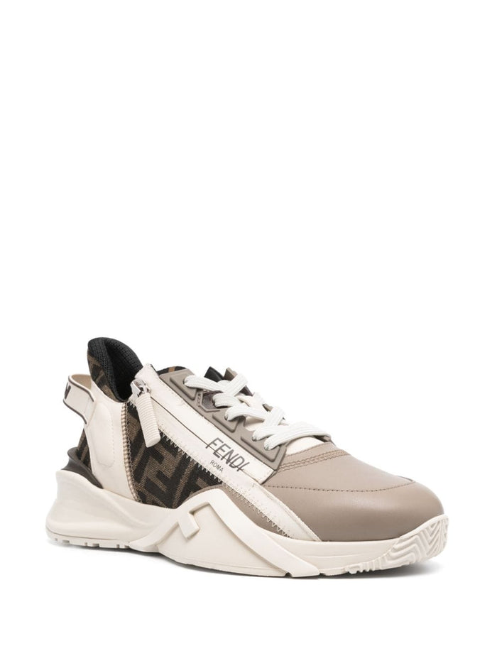 Fendi Sneakers Brown Calf Leather