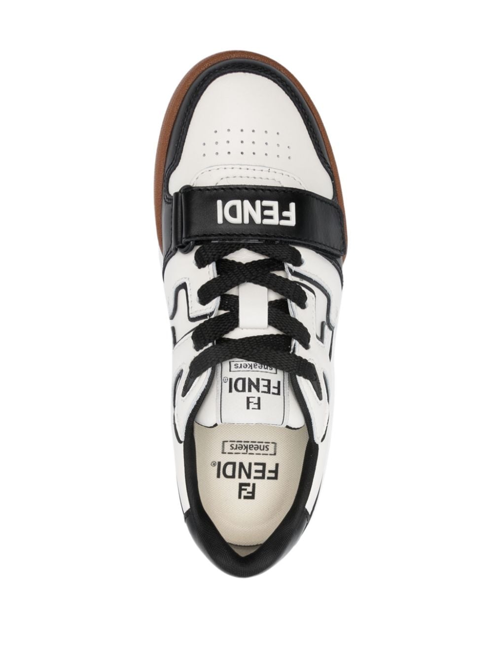 Fendi Sneakers Black Calf Leather